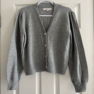 🔥 2 for $25 LOFT | Jeweled Button Cardigan
